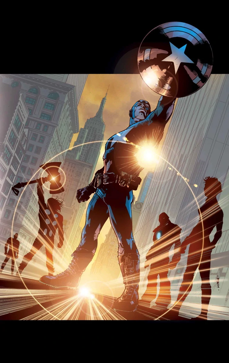 The Ultimates #1 cover (also the cover for Avengers (2013) #41)